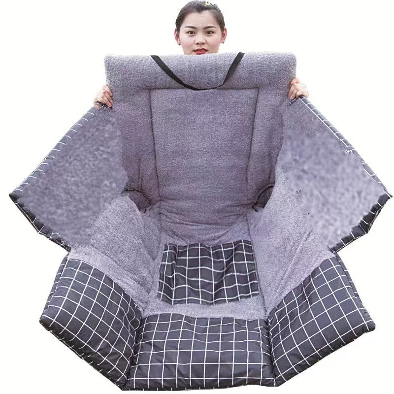 电动车挡风被冬季加绒防寒保暖