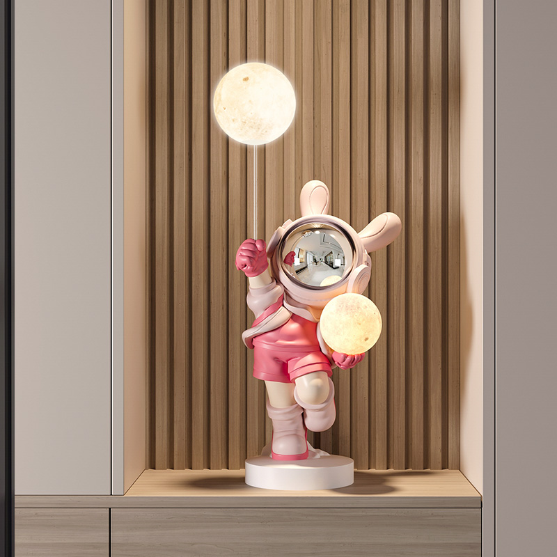 优贝家树脂亮灯高级轻奢电视柜