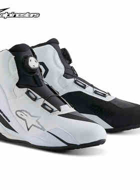 a星骑行靴FASTER-4 BOA摩托车靴Alpinestars机车靴短靴防摔鞋男