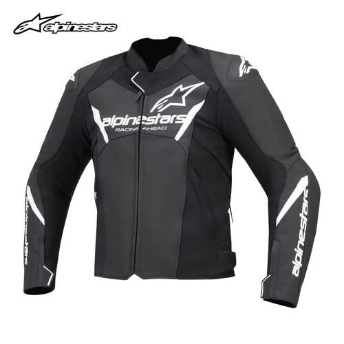 a星皮衣Alpinestars摩托车骑行服男faster真皮四季机车冬季大码v3