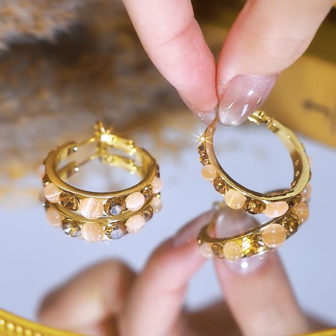 925银针耳环女2025新款爆款耳圈高级感轻奢小众气质百搭耳钉耳饰,饰品/流行首饰/时尚饰品新,耳环,淘宝优惠券,粉丝福利购,淘宝优惠卷