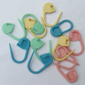 DIY材料 编织工具 塑料记数器 记号器 颜色随机 一包12只2.5元/包