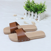 木拖鞋 凉拖底室内浴室木鞋 女 木屐男女情侣款