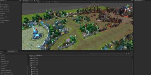 u3d教程案例unity3d实战项目最后一战moba游戏含素材源码完整开发