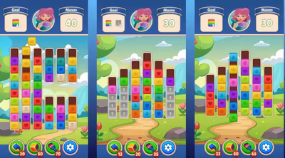 Unity Sort Match Puzzle Color Game 1.0.9 包更新 排序匹配源码