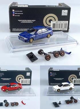 BM Creations合金汽车模型1:64斯巴鲁翼豹WRX换车轮1994年Impreza