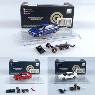 BM Creations合金汽车模型1:64斯巴鲁翼豹WRX换车轮1994年Impreza