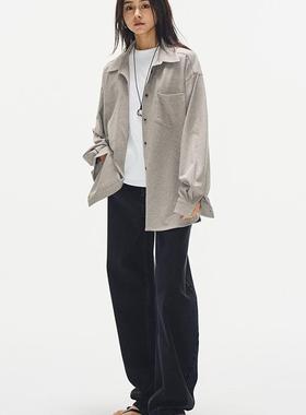 7AM10PM 个性黑色牛仔香蕉裤女 复古宽松显瘦镰刀长裤 百搭牛仔裤