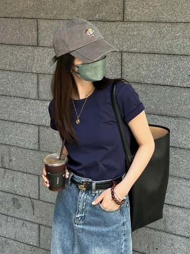 多色可选百搭短袖T恤女