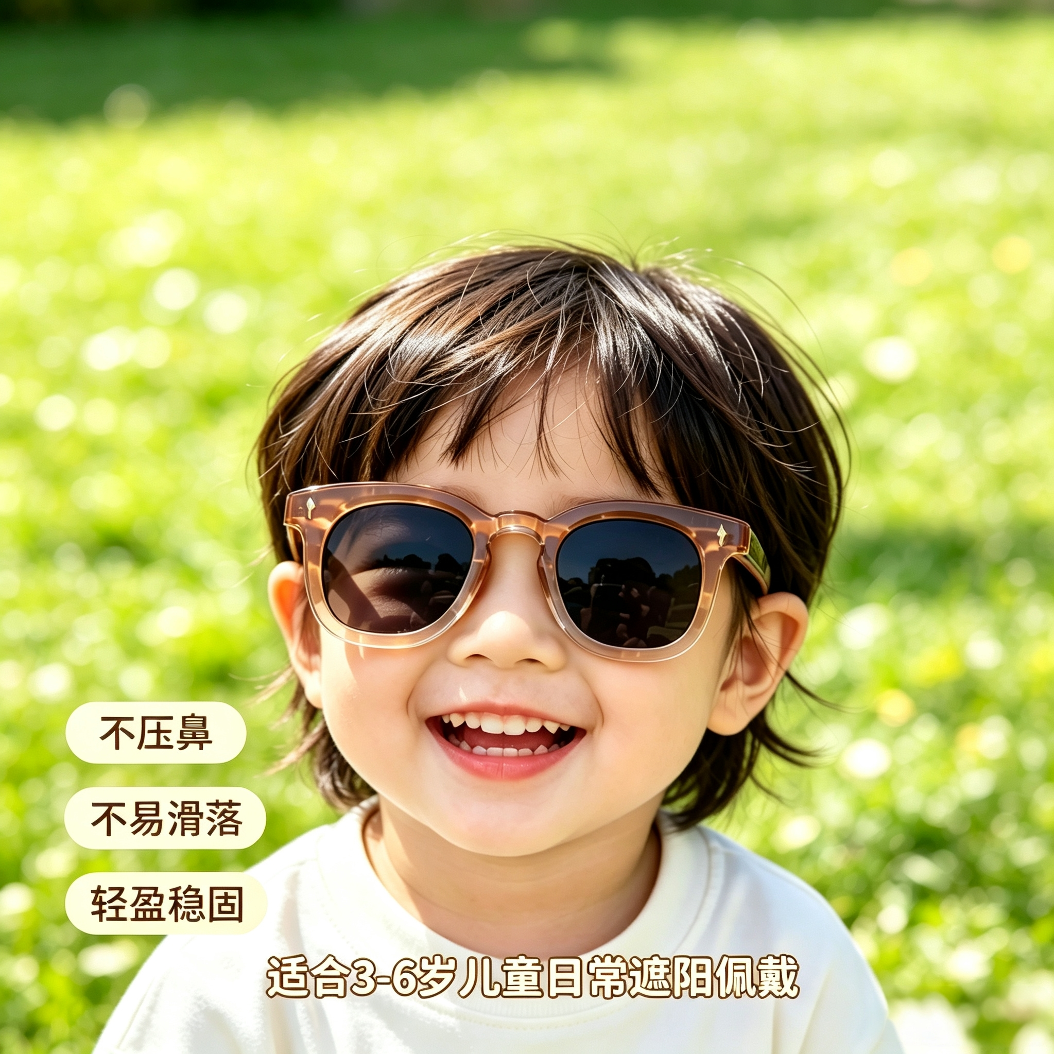 3-6岁偏光UV400儿童太阳镜