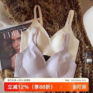 超薄款 文胸罩 无痕裸感内衣女大胸显小软支撑防下垂收副乳2026新款