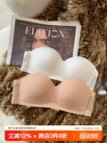 Нескользящое нижнее белье, топ с чашечками, невидимый топ без лямок, бюстгальтер без косточек, тонкий бюстгальтер-топ