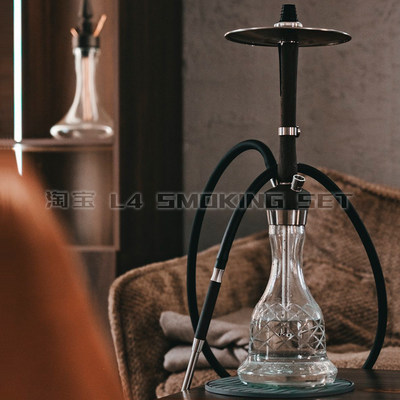 Hoob Enzo 阿拉伯水烟大号俄罗斯不锈钢单管高端水烟壶礼盒全套