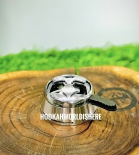 hookah HMD AurisManagement D银色卡劳德国产碳隔水烟碳隔碳锅