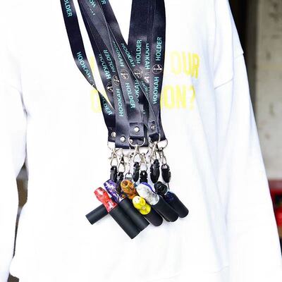 Mouth Tips阿拉伯水烟用树脂卫生烟嘴吸嘴金属挂脖子全套酒吧烟丝