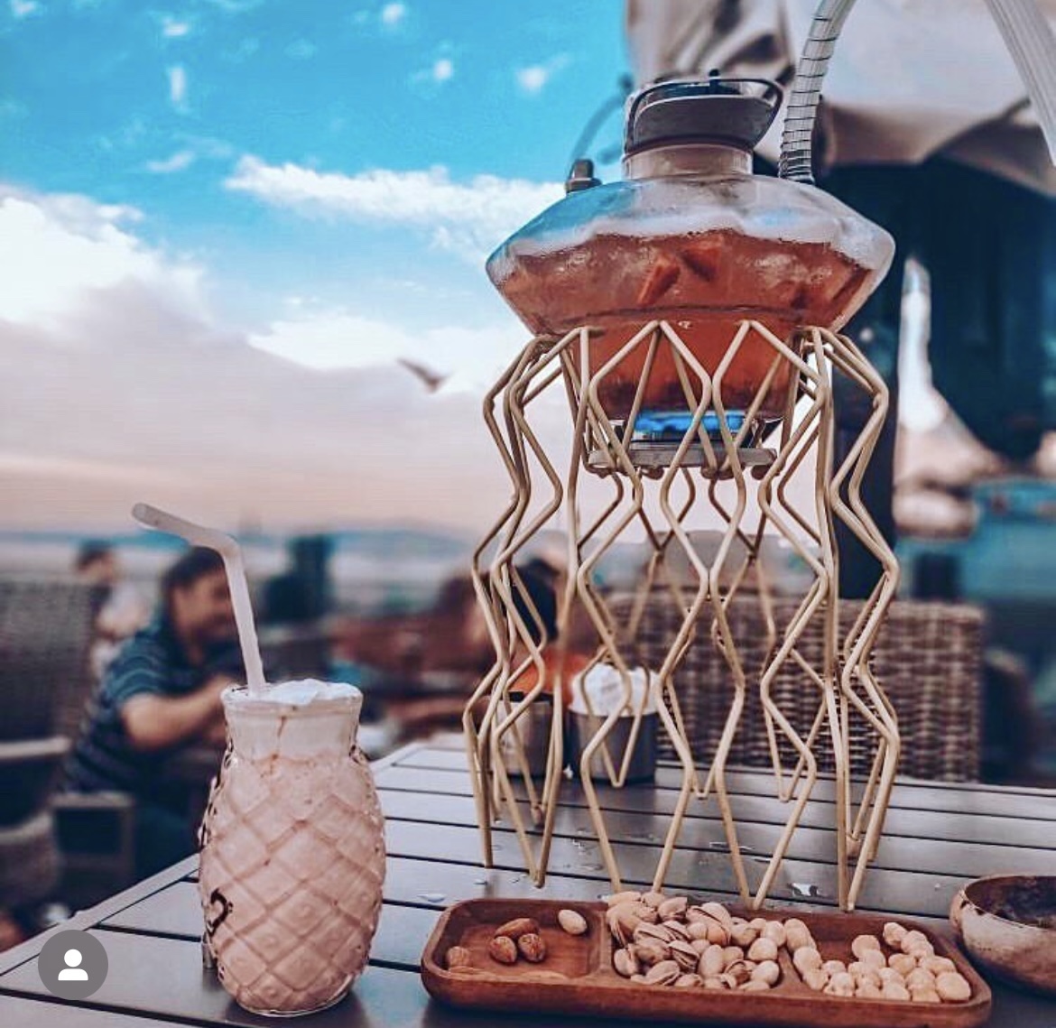 Meduse Hookah迪拜进口水烟壶美杜莎鹦鹉螺水母壶高贵花式水果壶
