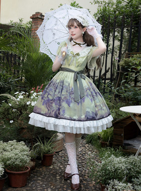 pink木棉少女优雅油画风少女