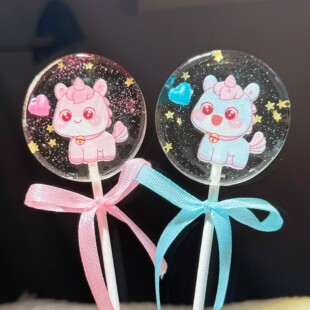 马宝宝棒棒糖糖果好孕试管移植创意卡通儿童定制食品零食波板糖蛇