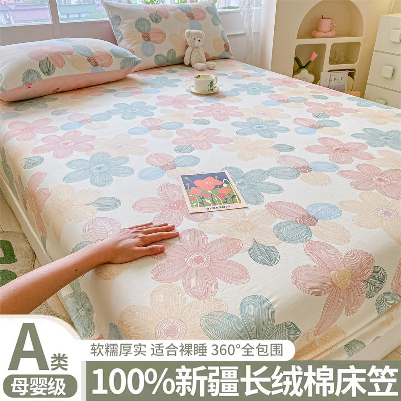 2023新款全棉印花单床笠