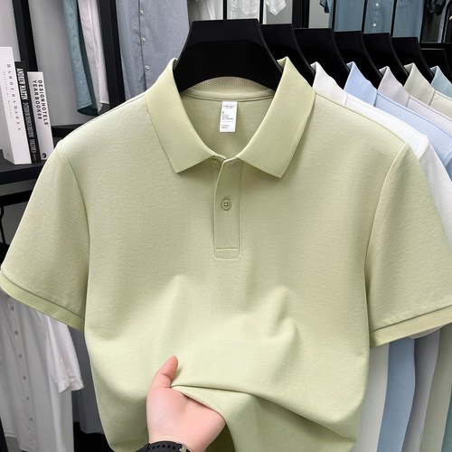 丝光液氨莫代尔棉短袖POLO衫