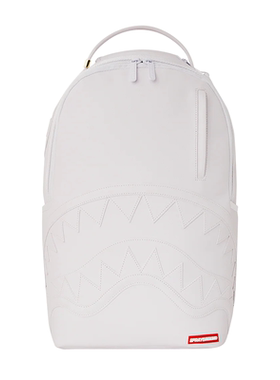 SPRAYGROUND潮牌纯白色鲨鱼嘴双肩包中学生书包男女休闲电脑背包