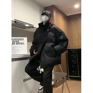 包邮 满68 2025冬季 男女款 百搭简约立领棉衣 港风潮流时尚 精品
