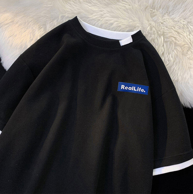 【精品清仓】满68包邮◆华夫格T恤~只剩M，XL，3XL，清了，清了~