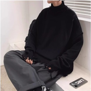 【精品清仓】 满68包邮，破洞毛衣只剩M，清了，清了~