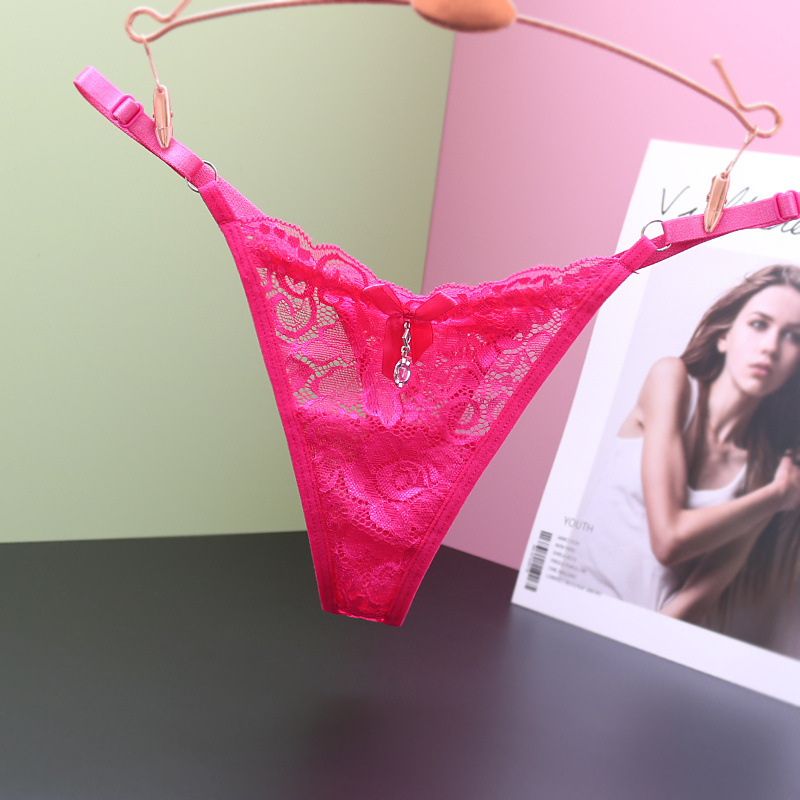 吊坠网纱女士透视中国低腰三角裤