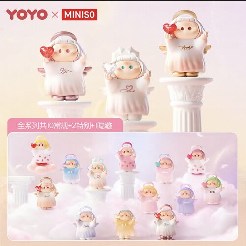 【现货】MINISO名创优品YOYO指环爱神系列iconbox手办右右酱盲盒