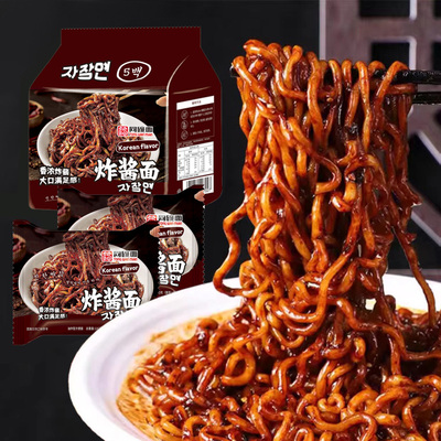同碗面炸酱面韩式国即食方便面袋装速食杂酱干拌泡面火鸡面整箱