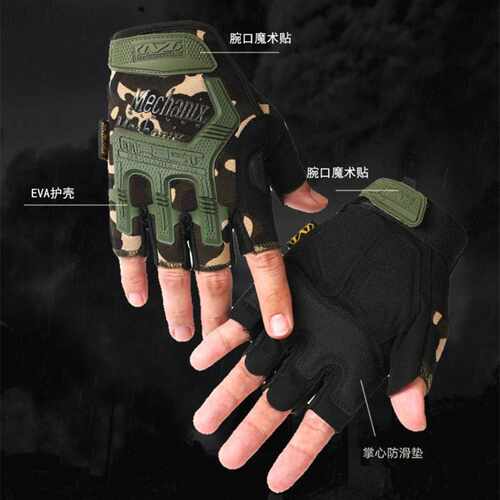 海豹战术半指手套男士户外登山运动防滑骑行摩托车骑行军迷特种兵