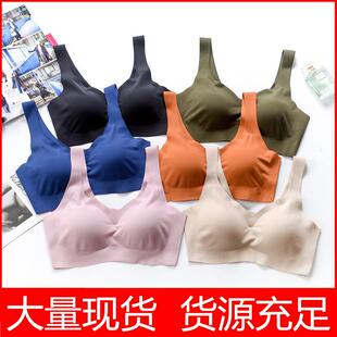 一次性内衣文胸日系内衣女聚拢无钢圈防震胸罩睡眠背心大码超薄款