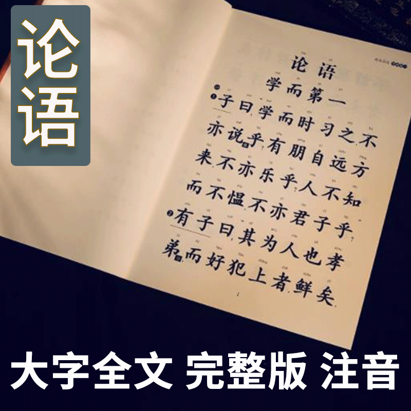 全2册论语特大字号全文完整版