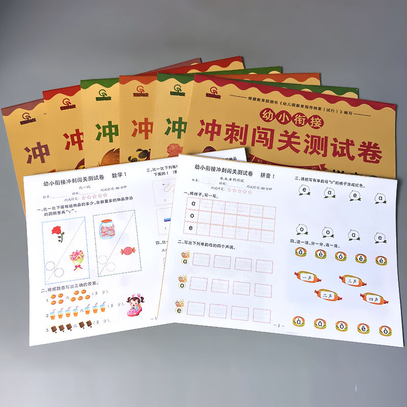 幼小衔接冲刺闯关测试卷汉语拼音