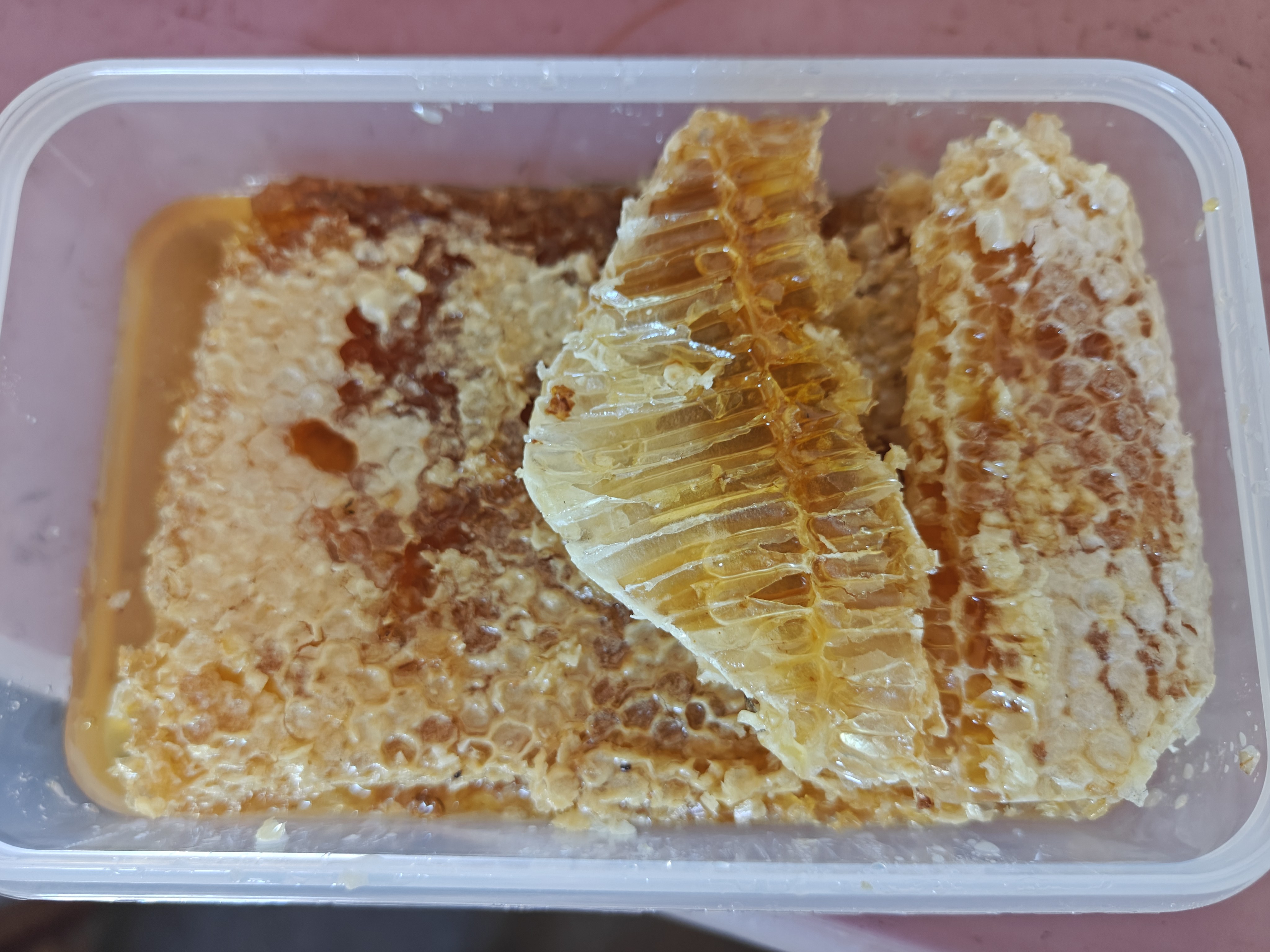 正宗土蜂蜜成熟老巢蜜盒装500g