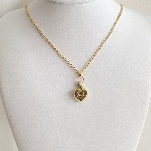 纯银S925领花项链兵哥哥军人送军嫂女友军恋礼物首饰弹壳吊坠饰品