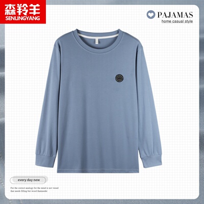 中年爸爸2025新款家居服套头