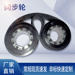 8M24 60.64.72钢 钢 免键胀紧皮带轮 50齿 同步轮同步带套装