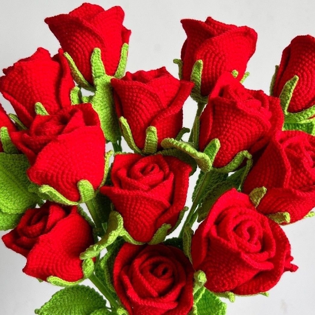 酒杯玫瑰花束成品手工编织钩针毛线九花瓣玫瑰送女朋友情人节礼物,鲜花速递/花卉仿真/绿植园艺,干花,淘宝优惠券,粉丝福利购,淘宝优惠卷