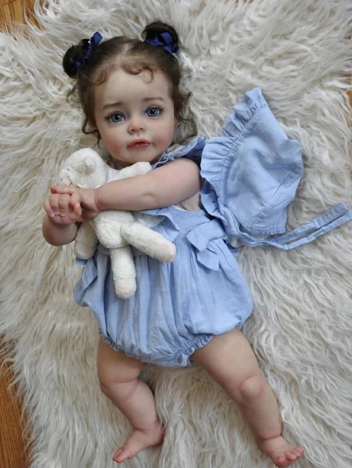 suesue 仿真重生娃娃布身 Reborn doll 重生娃娃跨境外贸 玩具/童车/益智/积木/模型 智能公仔/娃娃 原图主图