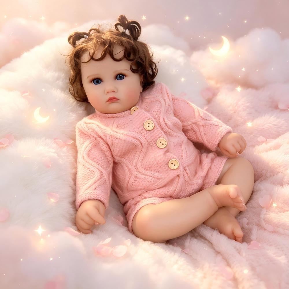 50厘米仿真重生娃娃Reborn Baby Charlotte 跨境蓝海儿童生日礼物