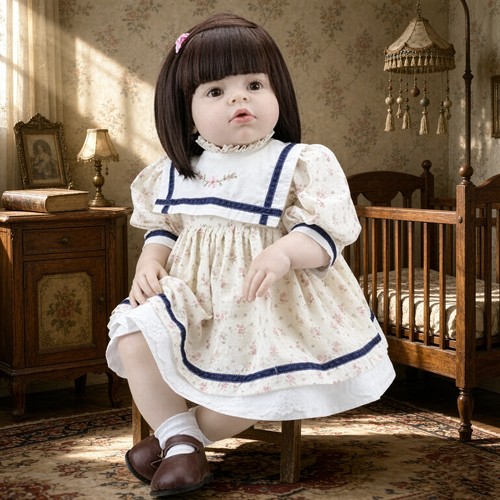 外贸热销 进口硅胶制作仿真娃娃70厘米婴幼儿服装模特重生婴儿