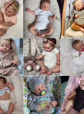 仿真重生娃娃 Reborn doll 儿童过家家玩具婴儿礼物Куклы