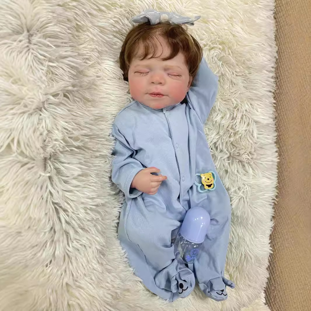 50cm仿真婴儿重生娃娃3d皮肤 pascle 跨境一件