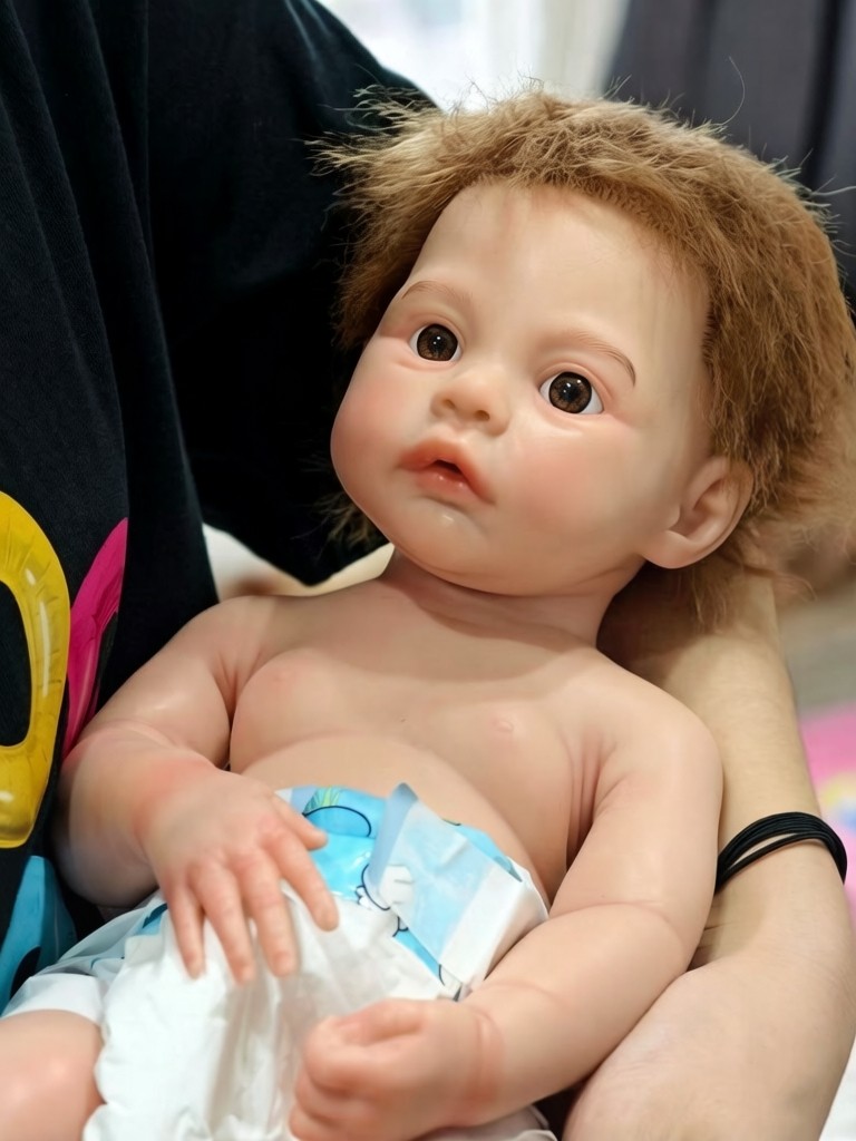 实心硅胶睡眠重生娃娃仿真婴儿儿童玩具可爱玩偶陪玩安抚娃娃宝宝