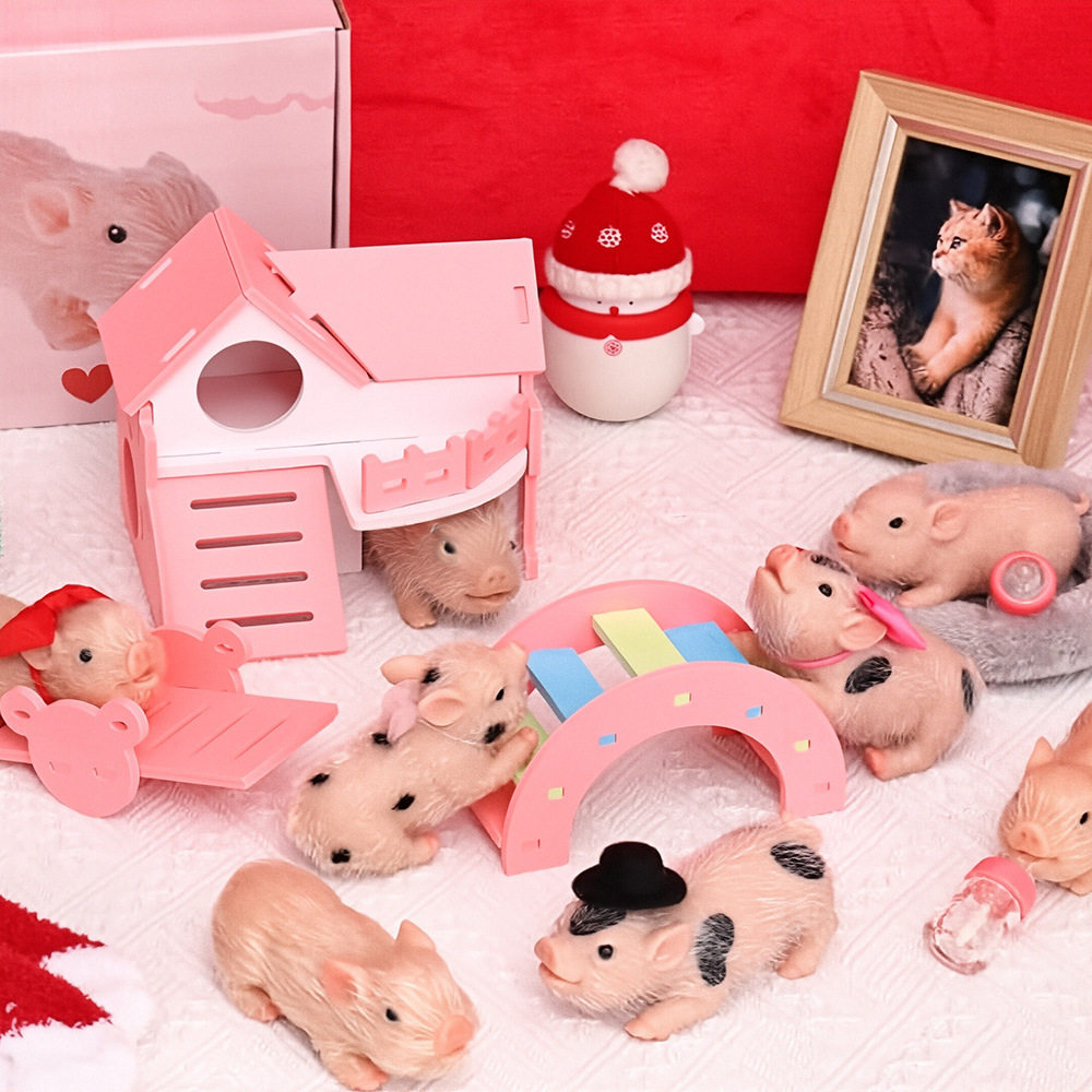 亚马逊热销小猪解压玩具儿童益智捏捏乐仿真动物可爱宠物硅胶猪,模玩/动漫/周边/娃圈三坑/桌游,棉花娃娃,淘宝优惠券,粉丝福利购,淘宝优惠卷