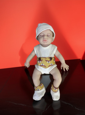 13寸Hoomai 纯硅胶Saskia实心重生娃娃仿真娃娃silicone reborn