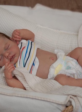 19inch reborn Loulou仿真婴儿重生娃娃外贸跨境电商货源可爱宝宝