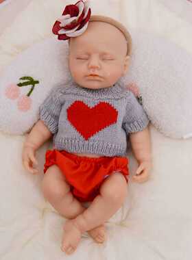 12寸新款实心硅胶重生娃娃reborn doll柔软仿真婴儿肌肤陪伴跨境